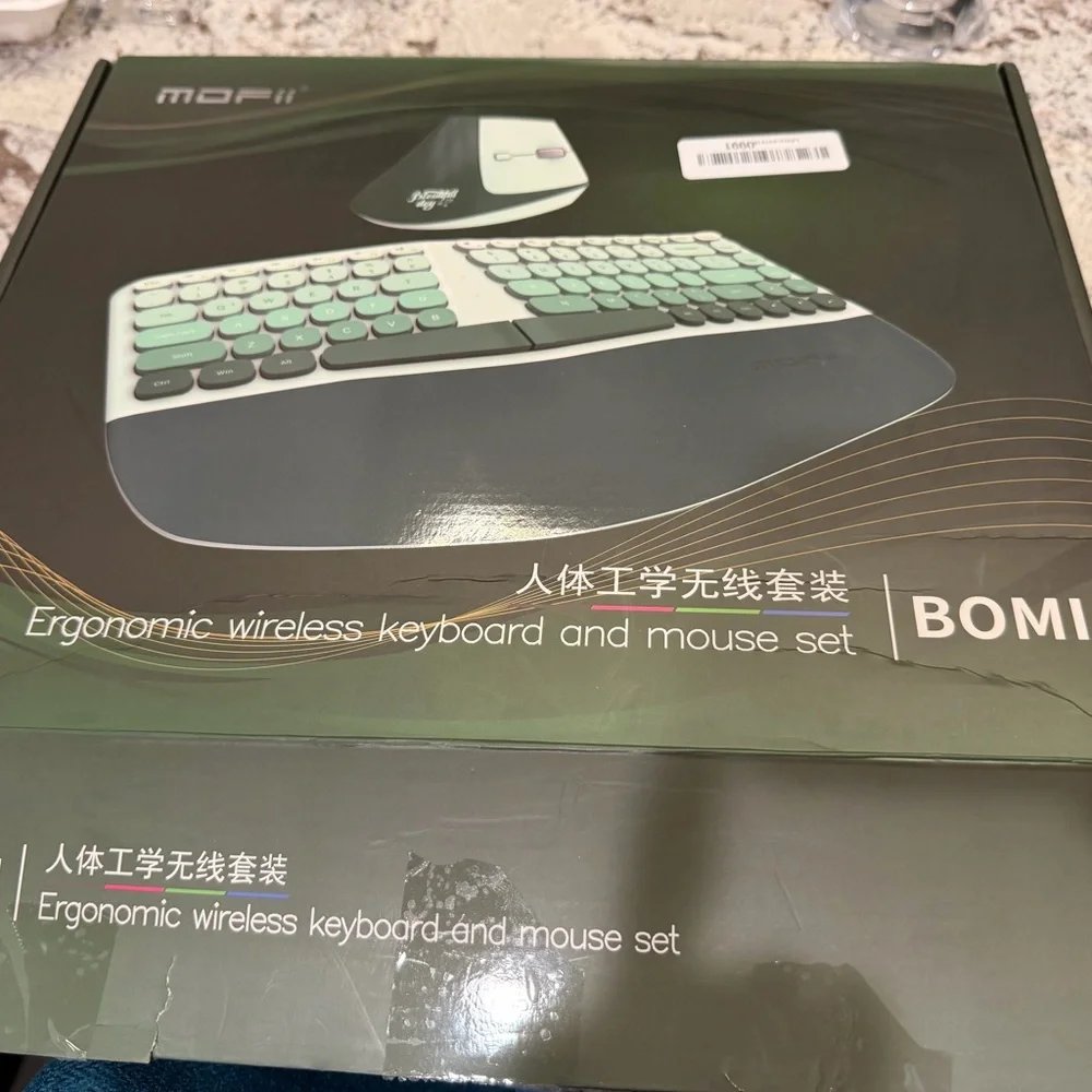 Wireless Keyboard and Mouse Set - Black